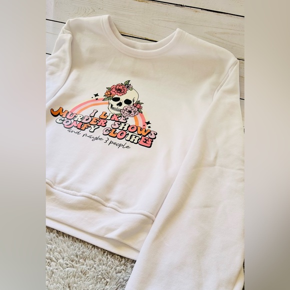 Super soft, murder shows / comfy clothes crew neck - Picture 2 of 2